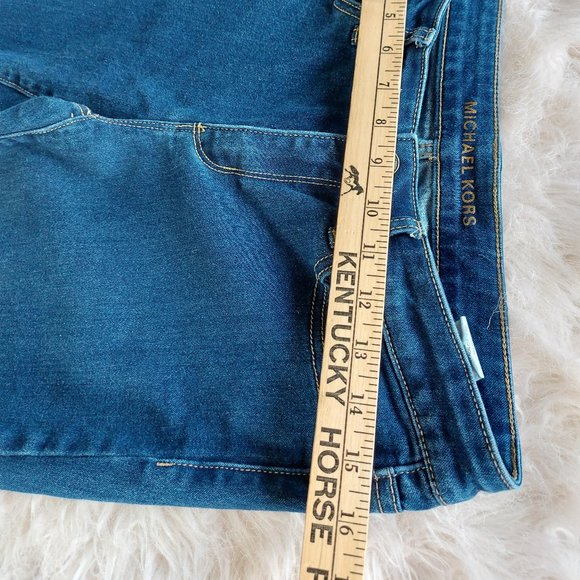 Michael Kors Women's Izzy Skinny Mid Rise Pants Size: 4 - Picture 5 of 11